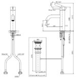 ban ve ky thuat voi nuoc toto nong lanh tlg11301v