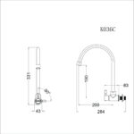 ban ve ky thuat voi rua bat caesar k036c nuoc lanh