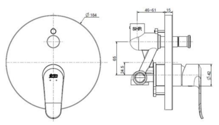 ban ve ky thuat voi sen am tuong american standard wf 0721 dong modern