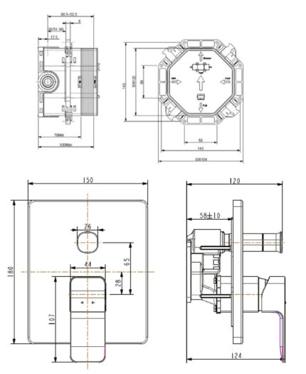 ban ve ky thuat voi sen am tuong american standard wf 1321 dong acacia evolution