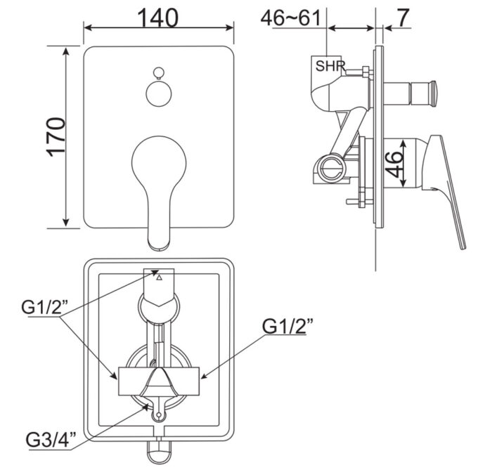 ban ve ky thuat voi sen am tuong american standard wf 1420 dong concept round