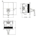 ban ve ky thuat voi sen am tuong american standard wf 1622 kastello