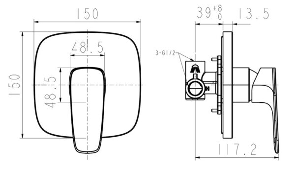 ban ve ky thuat voi sen am tuong american standard wf 1722 dong signature