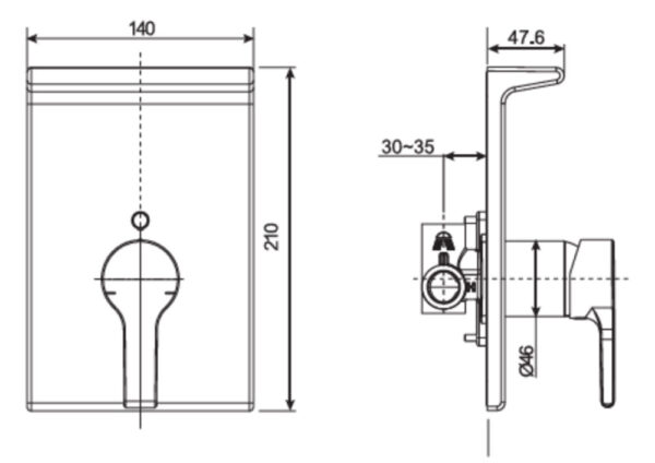 ban ve ky thuat voi sen am tuong american standard wf 3922 active