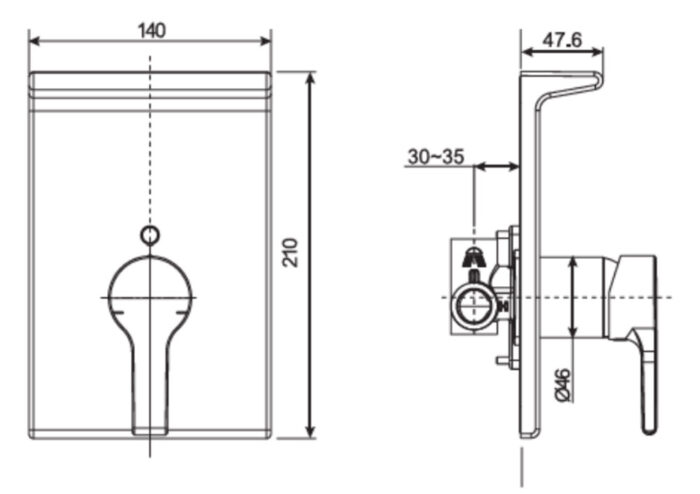 ban ve ky thuat voi sen am tuong american standard wf 3922 active