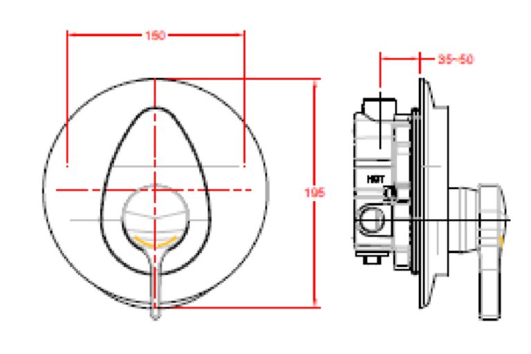 ban ve ky thuat voi sen am tuong american standard wf 6822 ids