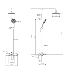 ban ve ky thuat voi sen cay american standard wf 4952
