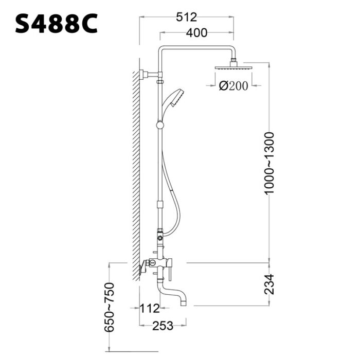 ban ve ky thuat voi sen cay caesar s488c nong lanh