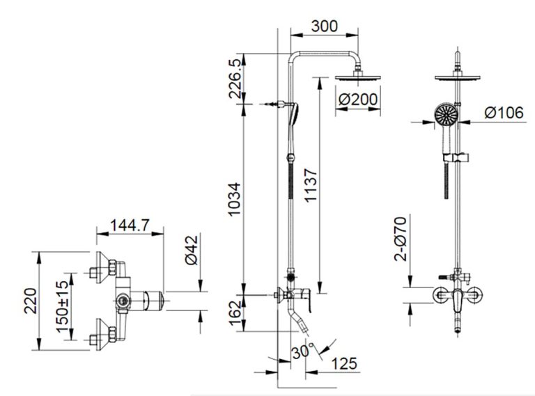 ban ve ky thuat voi sen cay inax bfv 2015s nong lanh