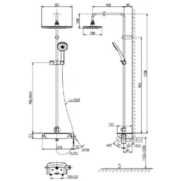 ban ve ky thuat voi sen cay inax bfv 615s 8c 740x740