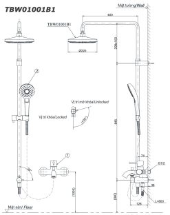 ban ve ky thuat voi sen cay toto tbw01001b1 tbw01001b1 tbw01001ba