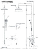 ban ve ky thuat voi sen cay toto tbw02002b tbw02002b1 tbw02002ba 2 che do phun