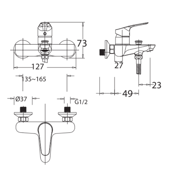 ban ve ky thuat voi sen tam american standard wf 0311 cygnet