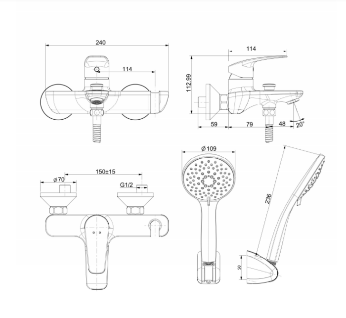 ban ve ky thuat voi sen tam american standard wf 0911 milano