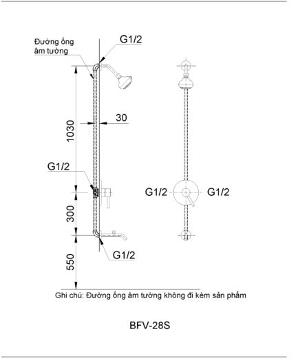 ban ve ky thuat voi sen tam inax bfv 28s am tuong