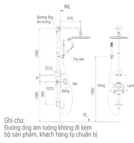 ban ve ky thuat voi sen tam inax bfv 71sew
