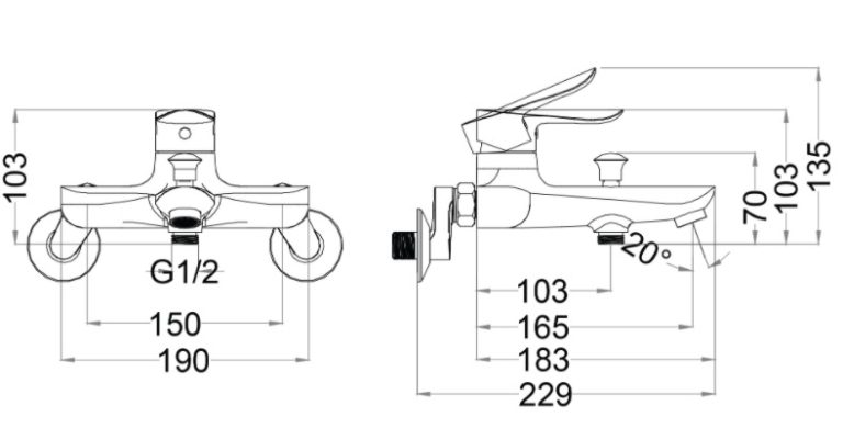 ban ve ky thuat voi sen tam nong lanh caesar s 733c