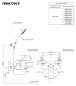 ban ve ky thuat voi sen tam toto tbg07302v nong lanh