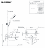 ban ve ky thuat voi sen tam toto tbg10302v nong lanh