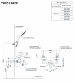 ban ve ky thuat voi sen tam toto tbs01302v nong lanh