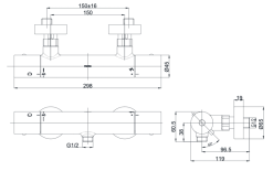 ban ve ky thuat voi sen tam toto tbv01401b nong lanh