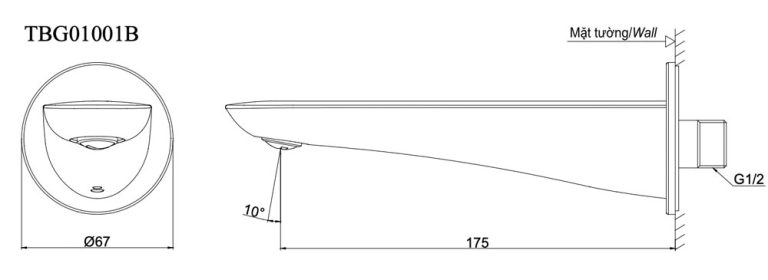 ban ve ky thuat voi xa bon tam toto tbg01001b sen am tuong go