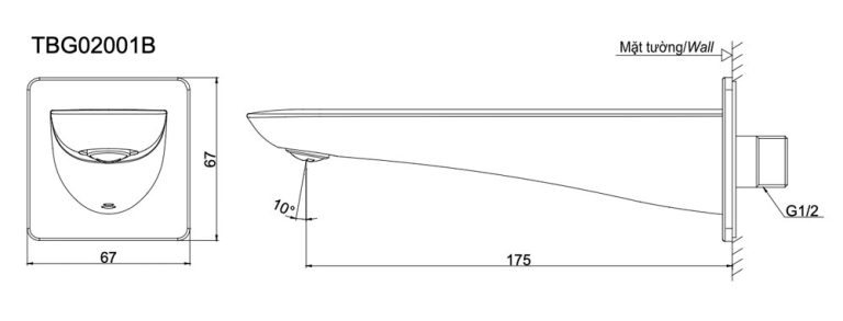 ban ve ky thuat voi xa bon tam toto tbg02001b sen am tuong gr