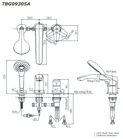 ban ve ky thuat voi xa bon toto tbg09305a