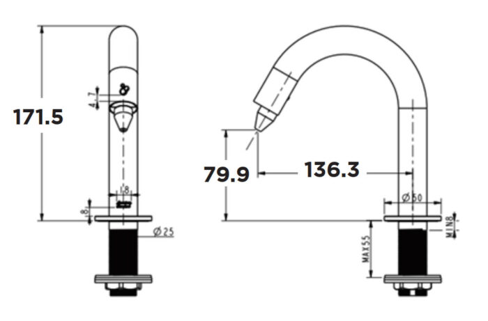 ban ve ky thuat voi xa phong american standard wf 8102 cam ung