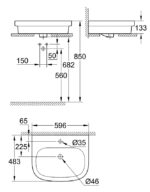 ban ve lavabo grohe eurosmart 39198000