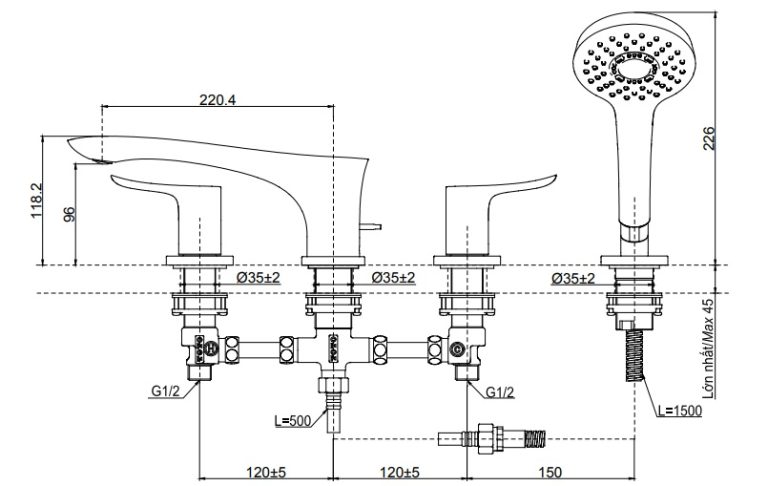 ban ve sen tam xa bon tbg01202b co tay sen cam tay