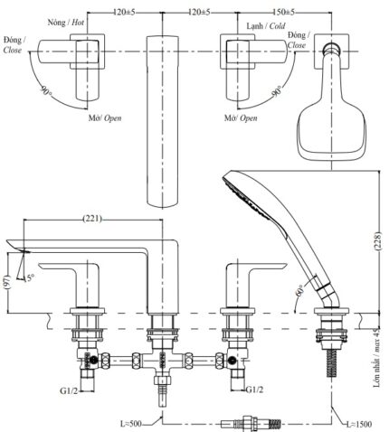 ban ve sen tam xa bon tbg02202b co tay sen cam tay