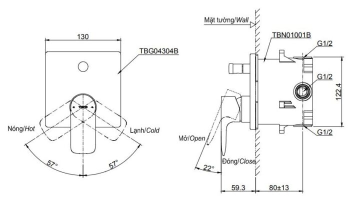 ban ve van dieu chinh nuoc toto tbg04303b tbn01001b
