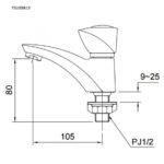 ban ve voi chau rua mat lavabo toto ts105b13