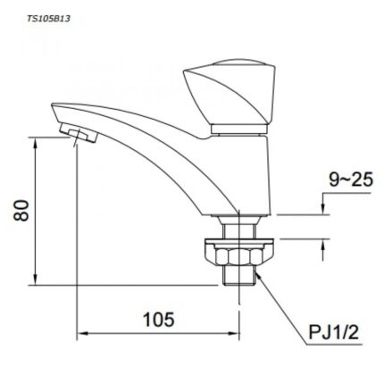 ban ve voi chau rua mat lavabo toto ts105b13