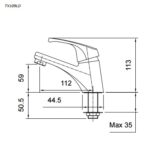 ban ve voi chau rua mat toto tx109ld