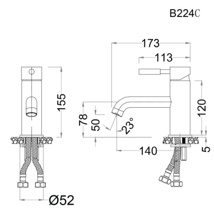 ban ve voi lavabo nong lanh caesar b224cu