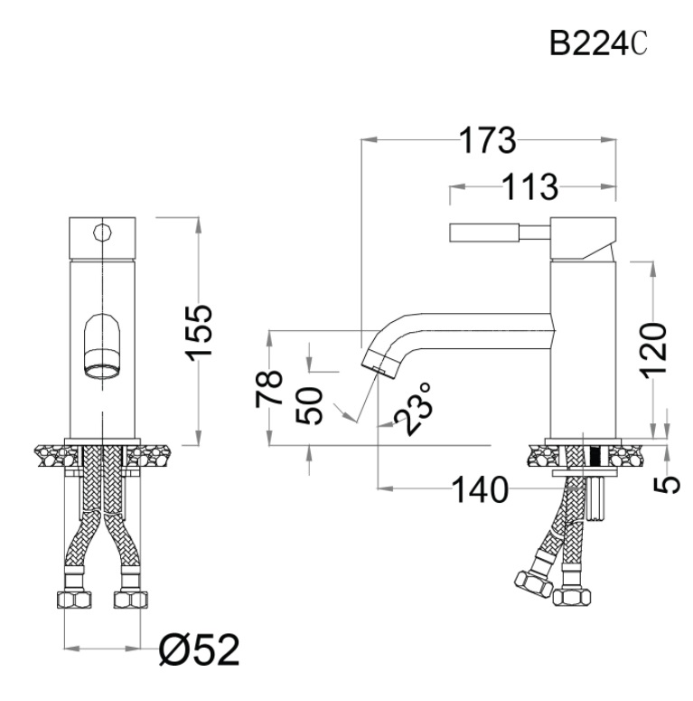 ban ve voi lavabo nong lanh caesar b224cu