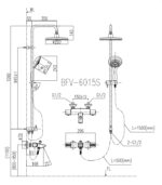 ban ve voi sen cay inax bfv 6015s nong lanh