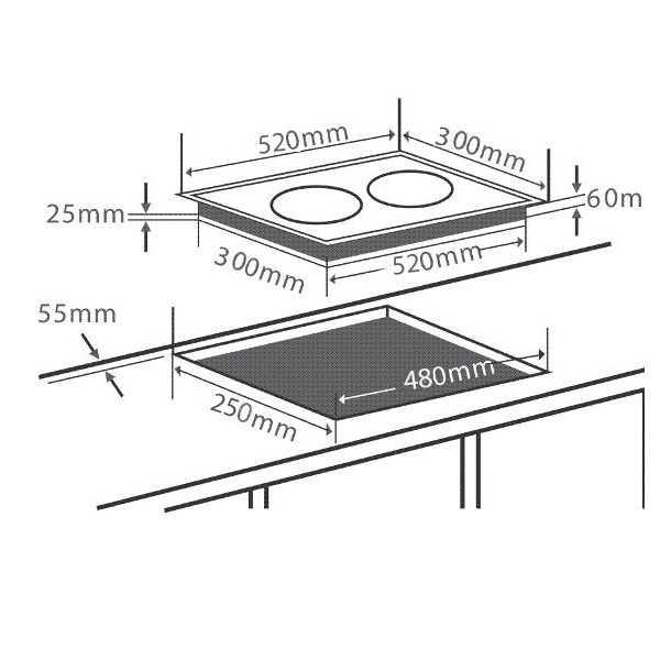 bang thong so ky thuat bep tu chef eh dih32b
