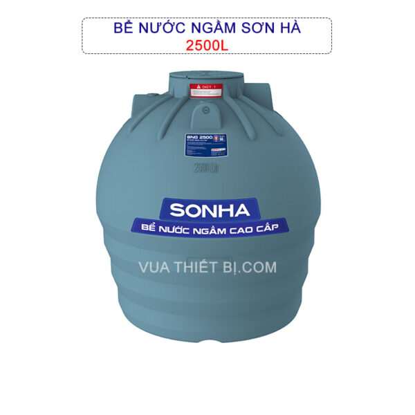 Bể nước ngầm Sơn Hà 2500 lít