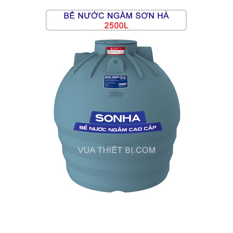 Bể nước ngầm Sơn Hà 2500 lít