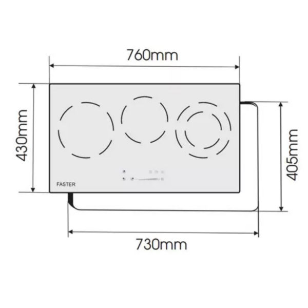bep dien tu faster fs 713hi bep truong phat