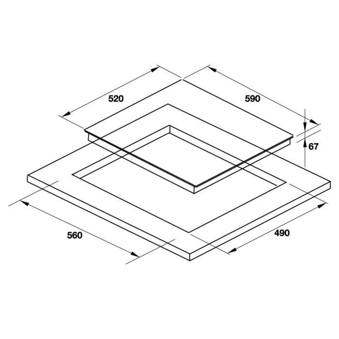 bep hong ngoai ba hafele hc r603d 53601901 2