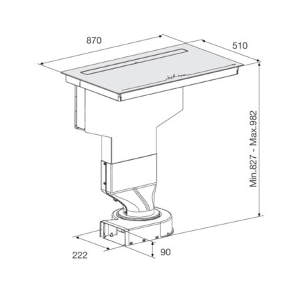 bep tu ket hop hut mui malloca hih 904 slim 2
