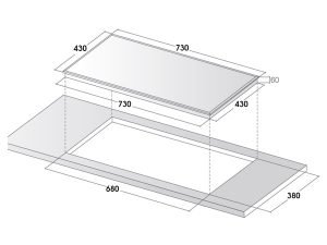 bep tu kocher dib4 888 nhap khau duc made in germany