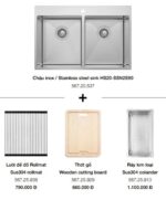 bo chau rua bat inox kem phu kien hafele hs20 ssn2s90 56720537