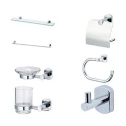 Bộ phụ kiện nhà tắm Caesar Q7300-A6 6 món inox