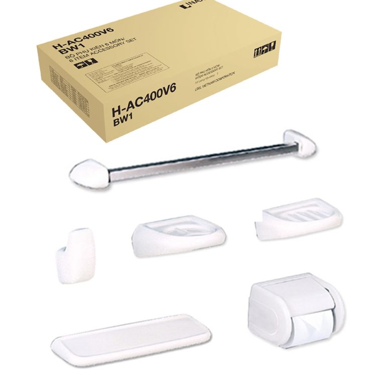 Bộ phụ kiện nhà tắm INAX H-AC400V6 6 món sứ