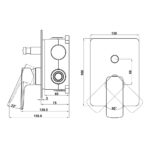 bo tron sen tam am tuong hafele kobe chrome 58915007 2